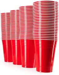 Red Pong Glasses Pack Of 20pcs 450ml