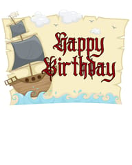 Pirate theme birthday decoration kit pack of 67 pcs , boys birthday party , birthday decoration materials