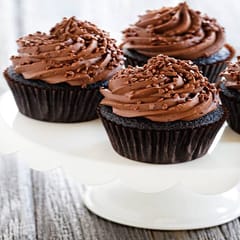 Plain Chocolate Cup Cakes 9 (Pack of 6) for Kids,Birthday Party,Special Occassion,Party & Event