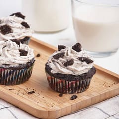 Cookies & Cream Cup Cakes 9 (Pack of 6) for Kids,Birthday Party,Special Occassion,Party & Event