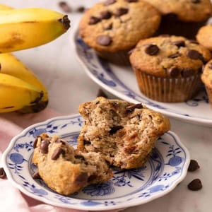 Banana Choco Chips Muffins 9 (Pack of 6) for Kids,Birthday Party,Special Occassion,Party & Event