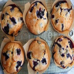 Blueberry Muffins 9 (Pack of 6) for Kids,Birthday Party,Special Occassion,Party & Event