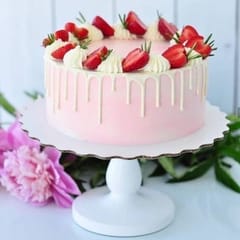 Flavourful Fresh strawberry Seasonal Cake For Any Occasion,Party & Events Celebration