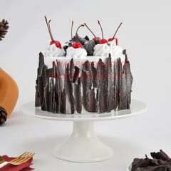 Black Forest Egg Less Round Shape Cake For Any Occasion,Party & Events Celebration