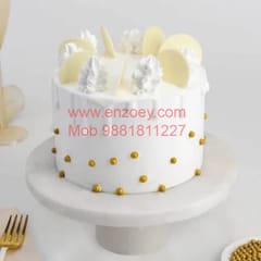 Pineapple Egg Less Round Shape Cake For Any Occasion,Party & Events Celebration