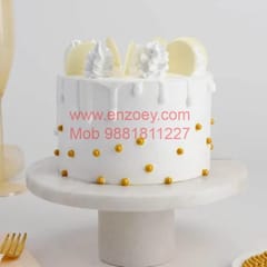 Pineapple Egg Less Round Shape Cake For Any Occasion,Party & Events Celebration