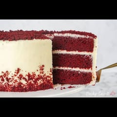 Red Velvet Cheese Vegan /Gluten Free Tea cake 9 for Kids,Birthday Party,Special Occassion,Party & Event