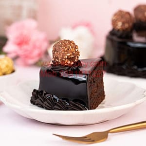 Ferrero Rocher Egg Less Round Shape Cake For Any Occasion,Party & Events Celebration