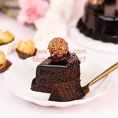 Ferrero Rocher Egg Less Round Shape Cake For Any Occasion,Party & Events Celebration