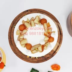 Gulab Jamun Cake Egg Less Round Shape Cake For Any Occasion,Party & Events Celebration