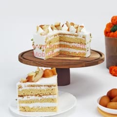 Gulab Jamun Cake Egg Less Round Shape Cake For Any Occasion,Party & Events Celebration