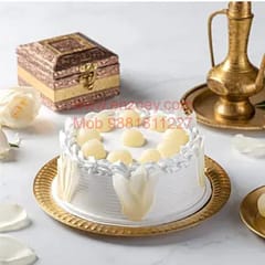 Rasgulla Cake Egg Less Round Shape Cake For Any Occasion,Party & Events Celebration