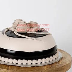 Date By Chocolate Egg Less Round Shape Cake For Any Occasion,Party & Events Celebration