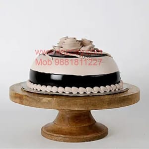 Date By Chocolate Egg Less Round Shape Cake For Any Occasion,Party & Events Celebration