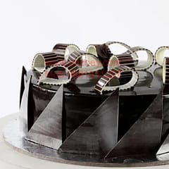 Choco Ejector Egg Less Round Shape Cake For Any Occasion,Party & Events Celebration