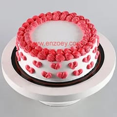 Strawberry Forest Egg Less Round Shape Cake For Any Occasion,Party & Events Celebration