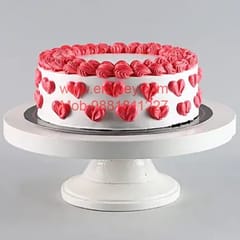 Strawberry Forest Egg Less Round Shape Cake For Any Occasion,Party & Events Celebration