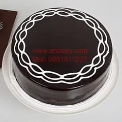 Chocolate Guinut Egg Less Round Shape Cake For Any Occasion,Party & Events Celebration