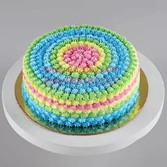 Cassata Cake Egg Less Round Shape Cake For Any Occasion,Party & Events Celebration