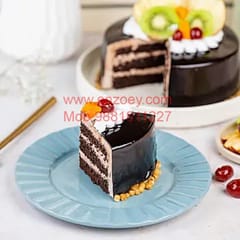 Choco Fresh Fruit Egg Less Round Shape Cake For Any Occasion,Party & Events Celebration