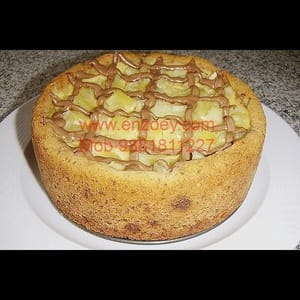 Pineapple Nougat Egg Less Round Shape Cake For Any Occasion,Party & Events Celebration