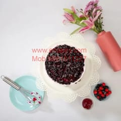 Choco Blueberry Egg Less Round Shape Cake For Any Occasion,Party & Events Celebration