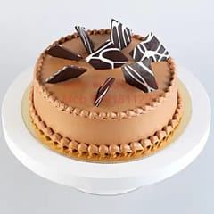 Chocolate Cappuccino  Egg Less Round Shape Cake For Any Occasion,Party & Events Celebration