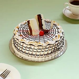 Zebra Torte Egg Less Round Shape Cake For Any Occasion,Party & Events Celebration