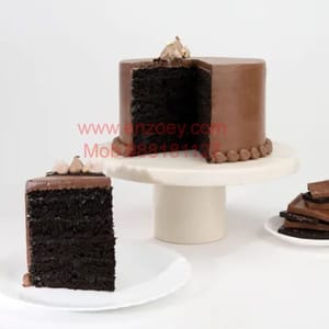 Choco Crunch Egg Less Round Shape Cake For Any Occasion,Party & Events Celebration