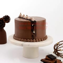 Choco Crunch Egg Less Round Shape Cake For Any Occasion,Party & Events Celebration