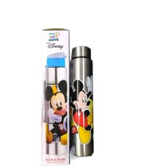 Aquaslim-550-Mickey-Steel Water Bottle With Free Flip Cap