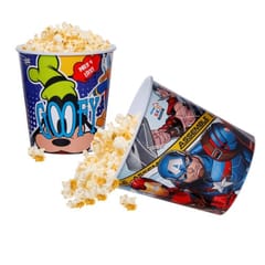 POPCORN BIG PARTY TUB MICKEY-MINNIE MOUSE THEATER STYLE CARTOON PRINTED POPCORN TUB