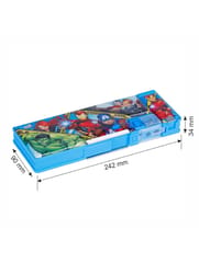 Megnatic Pencil Box Dual Said 1602 SPIDERMAN  Red Plastic Pencil Box for Back to School Kids Gift and Return Gift