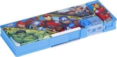 Megnatic Pencil Box Dual Said 1602 SPIDERMAN  Red Plastic Pencil Box for Back to School Kids Gift and Return Gift