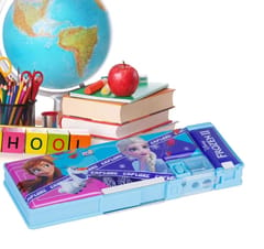 Megnatic Pencil Box Dual Said 1602 SPIDERMAN  Red Plastic Pencil Box for Back to School Kids Gift and Return Gift