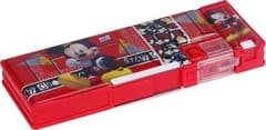 Megnatic Pencil Box Dual Said 1602 SPIDERMAN  Red Plastic Pencil Box for Back to School Kids Gift and Return Gift