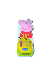 Peppa Pig 1 Pencil Box with 1 Pencil,1 Eraser,1 Scale & Time-Table for Back to School Kids Green, for Gift, Return Gift Colour As Per Availability Any One (Green Pink Blue)