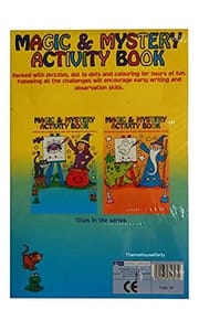 Magic and Mystery Activity Book with Puzzles, dot to dot, and Colouring for Kids