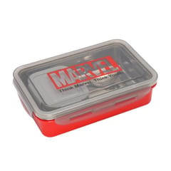 Marvel Steel  Lunch Box Lock & Seal 800  Steel Inner with Steel Spoon 2 Containers Lunch Box For Back To School Boys (colour & print as pr availability )