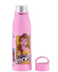 Cool Kids-600 Insulated Water Bottles 550 ml Princess Inner Steel Blue For Kids, Gift, Return Gift