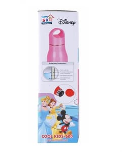 Cool Kids-600 Insulated Water Bottles 550 ml Frozen Inner Steel Blue For Kids, Gift, Return Gift