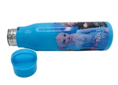 Cool Kids-600 Insulated Water Bottles 550 ml Frozen Inner Steel Blue For Kids, Gift, Return Gift