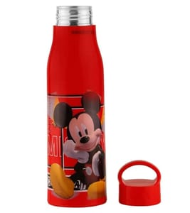 Cool Kids-600 Insulated Water Bottles 550 ml Mickey Inner Steel Blue For Kids, Gift, Return Gift