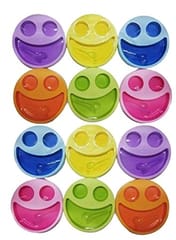 Pack of 2 Plastic Smiley Shape Mac Doodle Plastic Plate For Kids Use ( Pack of 2 ) Dinner Set  (Multicolor)