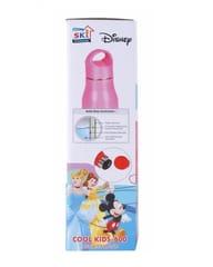 Cool Kids-600 Insulated Water Bottles 550 ml Mickey Inner Steel Blue For Kids, Gift, Return Gift