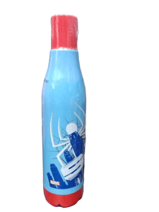 Spiderman  Cool Jogger Insulated Plastic Bottle 700 ml Blue For Back To School Kids And Gift For  Boys ( Colour And Print As Per Availability )