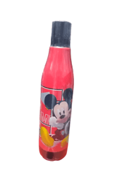 Mickey Mouse Cool Jogger Insulated Plastic Bottle 700 ml Red For Back To School Kids And Gift For Girls And Boys ( Colour And Print As Per Availability )