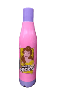 Princess Cool Jogger Insulated Plastic Bottle 700 ml Pink For Back To School Kids And Gift For Girls  ( Colour And Print As Per Availability )