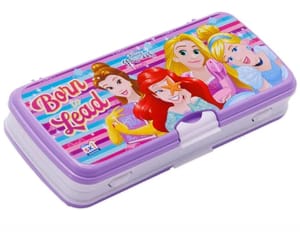 XYLO Big Pencil Box Barbie  with Stationery  1 Pencil Box with 1 Pencil,1 Eraser,1 Scale & Time-Table for Back to School Kids , for Gift, Return Gift (Print & Color As Per Availability )
