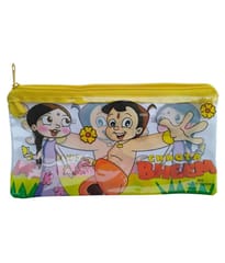 Cartoon Character Chhota  Bheem Print Pencil Pouch Return Gift for Kids Birthday Party (Chhota Bheem Pouch Set of 10)